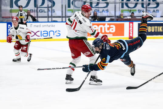 Moras Jakob Stöffling och Djurgårdens Linus Eriksson