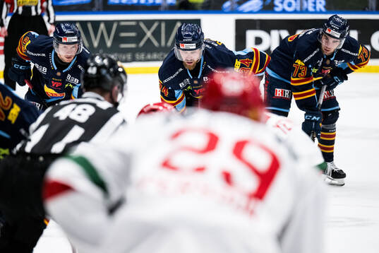 Djurgårdens Marcus Krüger, Daniel Brodin och Anton Gradin