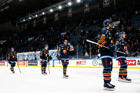 Djurgårdens Victor Eklund, Kalle Loponen, Linus Eriksson,