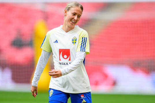 Emma Kullberg of Sweden of the women's national football