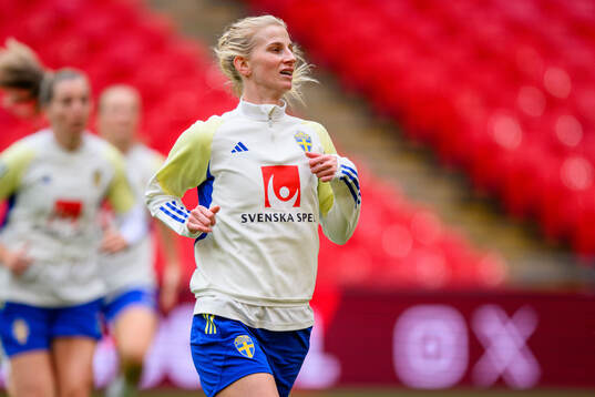 Sofia Jakobsson of Sweden of the women's national football