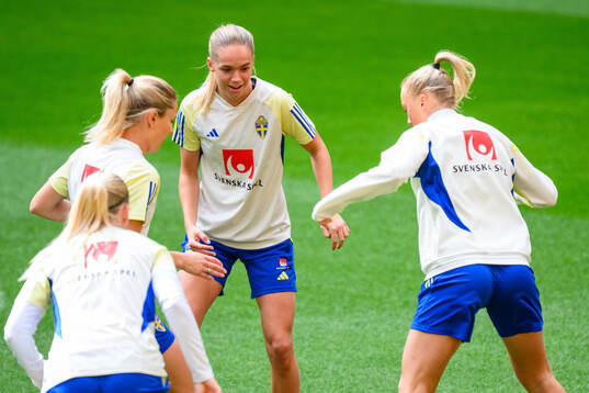 Hanna Lundkvist of Sweden of the women's national football