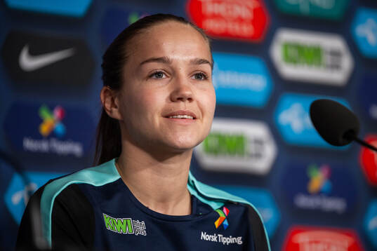 Guro Reiten of the Norwegian women's national football team