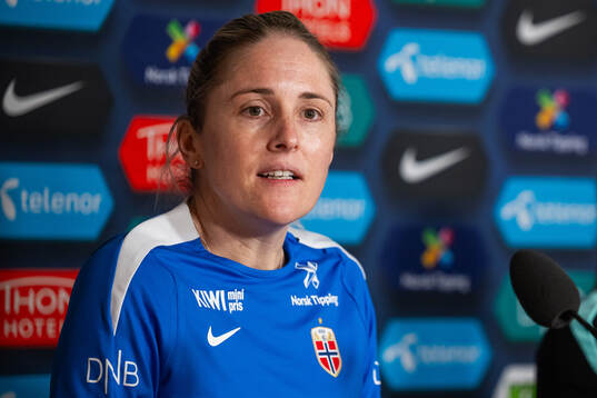 Gemma Grainger, head coach of the Norwegian women's