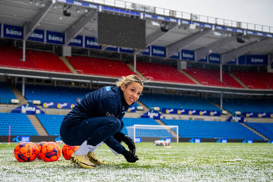 Celin Bizet Ildhusøy of the Norwegian women's national