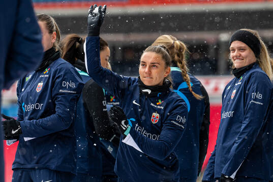 Vilde Bøe Risa of the Norwegian women's national football