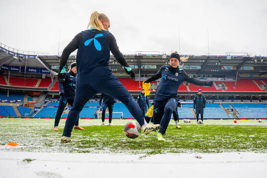 Emilie Woldvik of the Norwegian women's national football