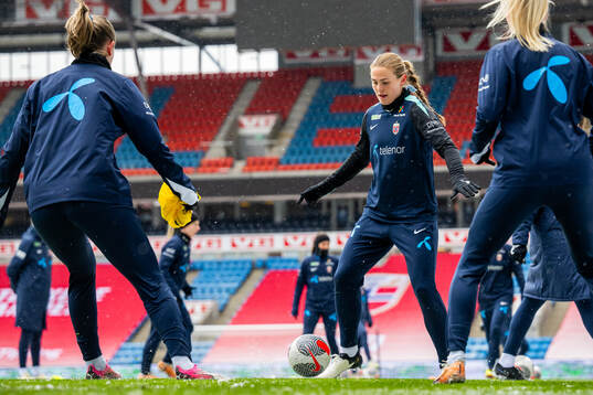 Marthine Østenstad of the Norwegian women's national