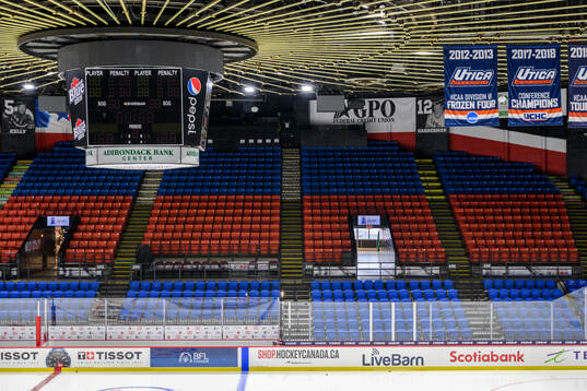 Interior view of Adirondack Bank Center