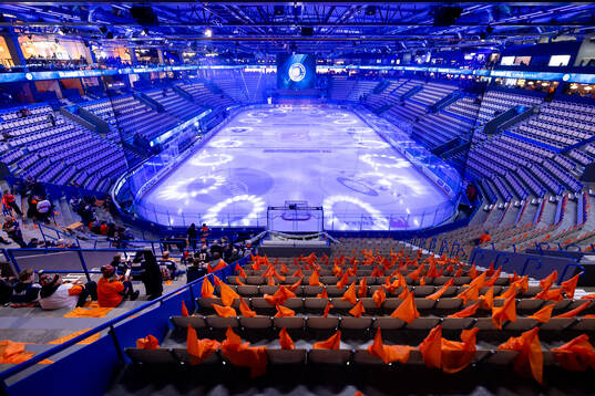 Interiör vy av Vida arena