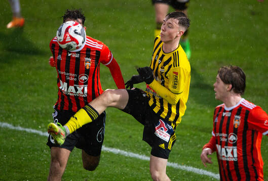 IFK Hässleholms Gustav Persson i matchen i div. 2 mellan