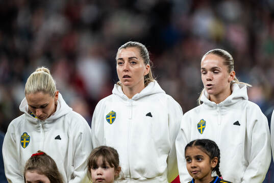 Jonna Andersson, Linda Sembrant and Hanna Lundkvist