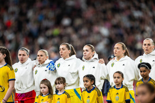 goalkeeper Jennifer Falk, Jonna Andersson, Linda Sembrant,