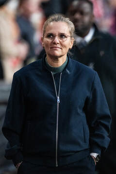 Head coach Sarina Wiegman of England