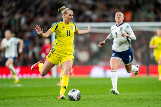 Stina Blackstenius of Sweden