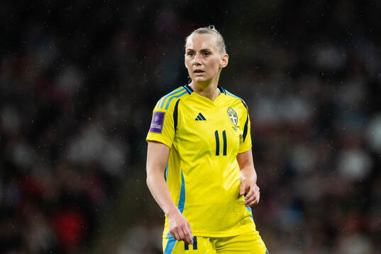 Stina Blackstenius of Sweden