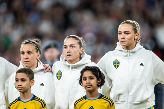 Julia Zigiotti Olme, Filippa Angeldahl and Fridolina Rolfö