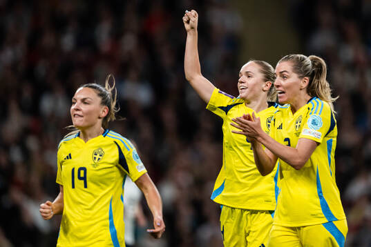 Johanna Rytting Kaneryd, Hanna Lundkvist and Linda Sembrant