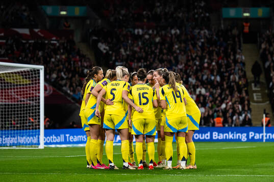 Players of Sweden gather