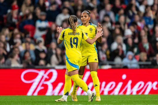 Johanna Rytting Kaneryd and Madelen Janogy of Sweden