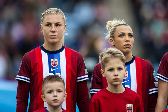 Sophie Roman Haug and Celin Bizet Ildhusøy of Norway