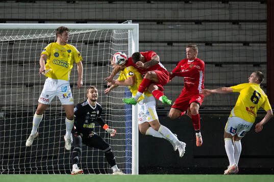 Falkenbergs målvakt Anton Andersson