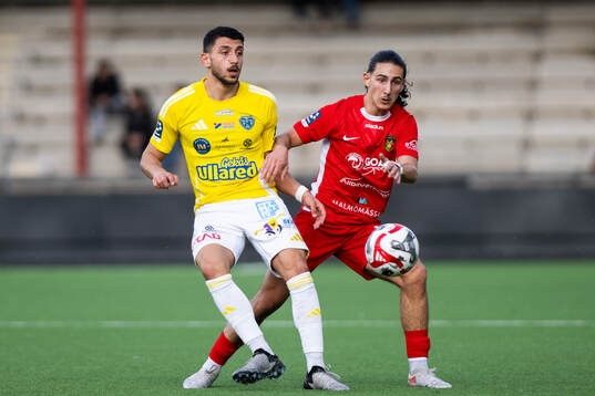 Falkenbergs FFs Leonardo Farah Shahin och Ariana FCs Esim