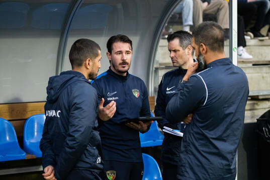 Ariana FCs assisterande tränare Marcus Kaloudis