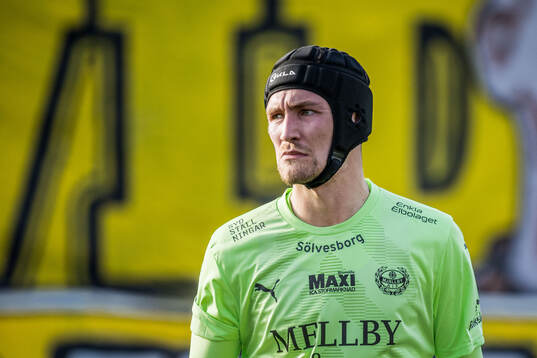Mjällbys målvakt Noel Törnqvist
