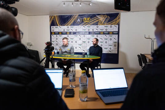 Mjällbys tränare Anders Torstensson och IFK Norrköpings