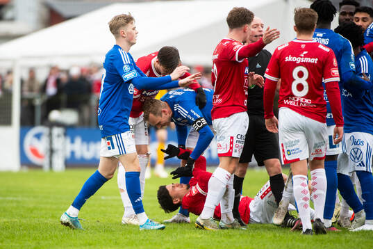 under fotbollsmatchen i Superettan mellan Degerfors och GIF