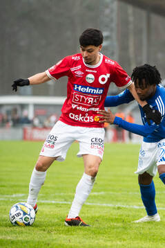 Degerfors Alper Demirol och GIF Sundsvalls Abdul-Halik Hudu