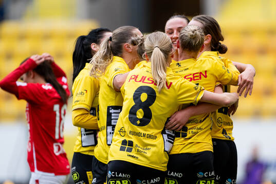 Elfsborgs spelare jublar