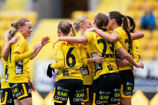 Elfsborgs spelare jublar