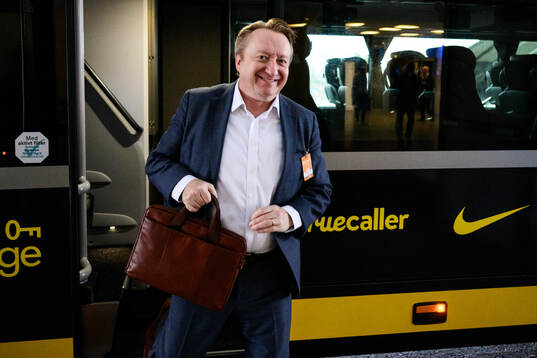 AIKs presschef Stefan Mellerborg