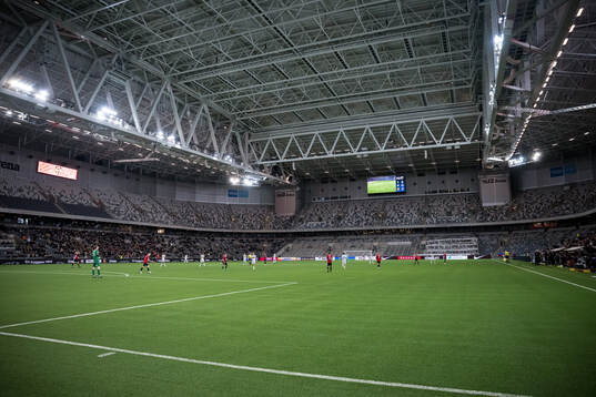 Vy över Tele2 Arena