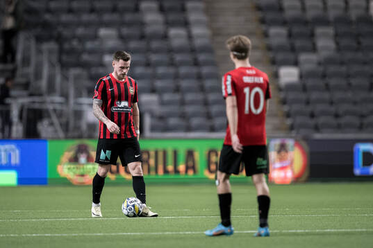 Brommapojkarnas Rasmus Örqvist deppar