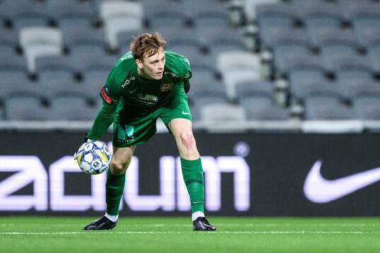 Brommapojkarnas målvakt Lucas Bergström