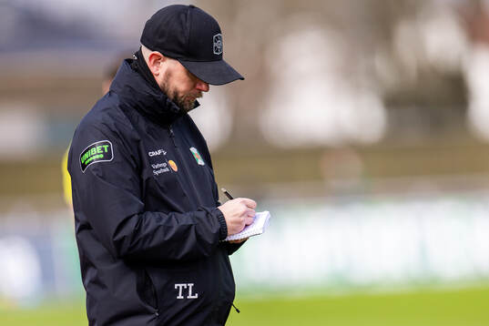 Varbergs tränare Tobias Linderoth