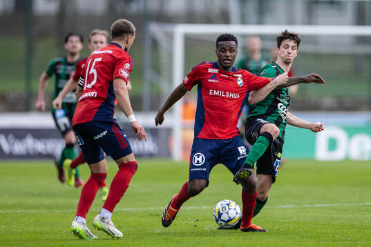 Östers Manasse Kusu och Varbergs Olle Edlund