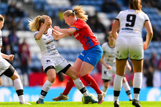 Trollhättans Tess Wimmerstedt och Helsingborg s Julia
