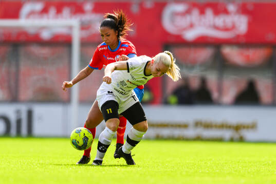 Helsingborg s Ebba Manglind och Trollhättans Malin Wallgren