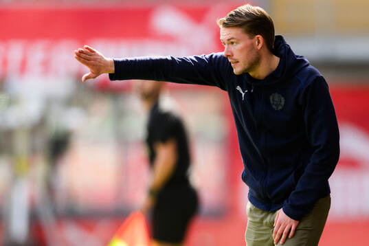 Helsingborg s tränare Kristoffer Schönbeck