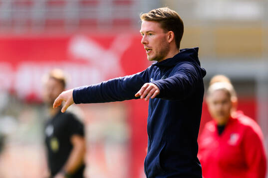 Helsingborg s tränare Kristoffer Schönbeck
