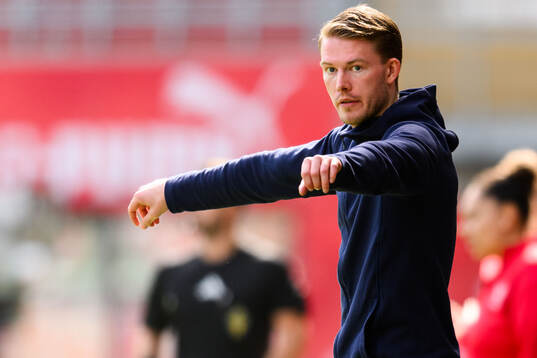 Helsingborg s tränare Kristoffer Schönbeck