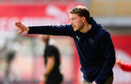 Helsingborg s tränare Kristoffer Schönbeck