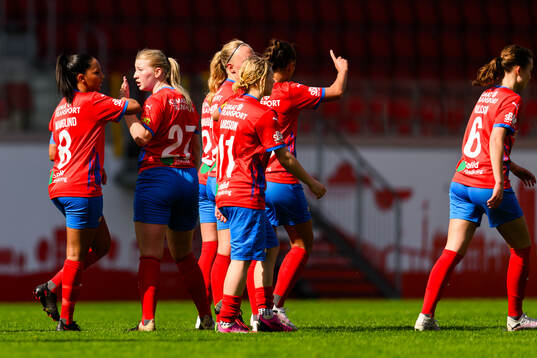 Helsingborg s Julia Andersson jublar