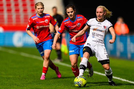 Helsingborg s Evelina Bertilsson och Trollhättans Malin