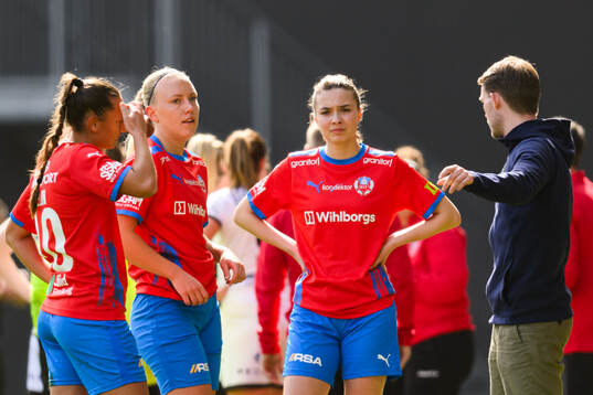 Helsingborg s Julia Welin, Johanna Andersson och Maja