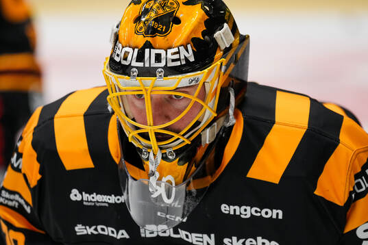 Skellefteås målvakt Gustaf Lindvall